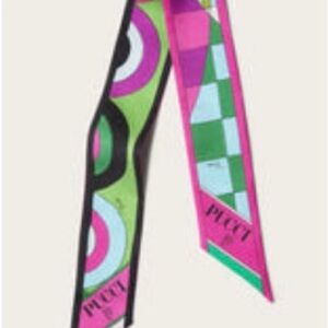 Pucci Giardino Onde-print silk scarf
